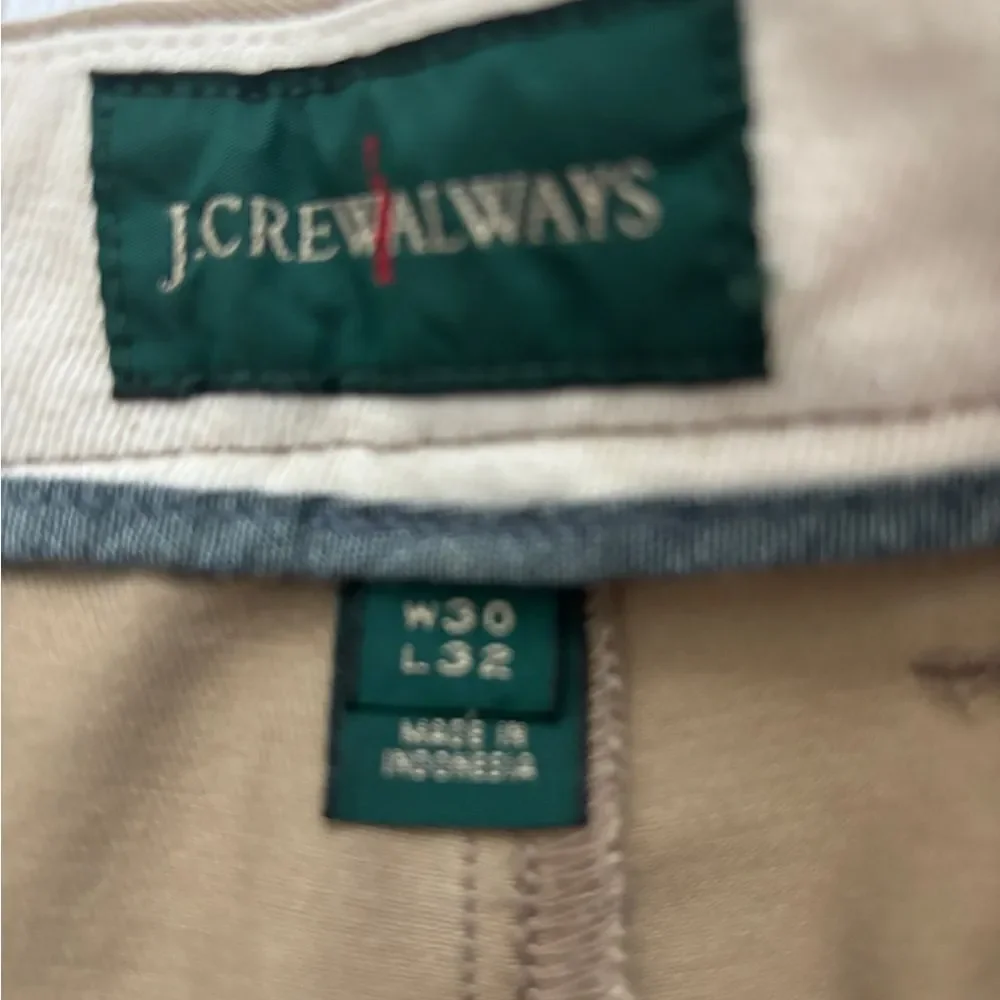 J. Crew 484 Slim-Fit Broken-In Chino Pants in Tan Sz 30w/32L